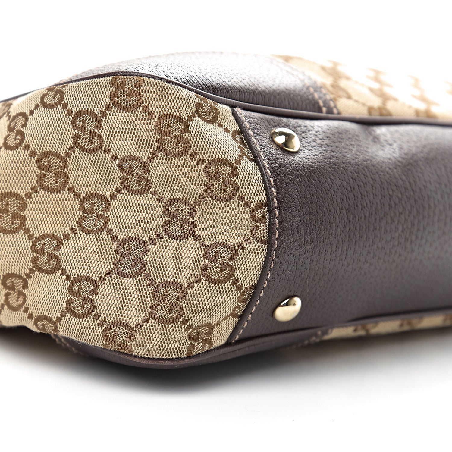 Gucci Monogram Medium Princy Tote Dark Brown 11 of 13