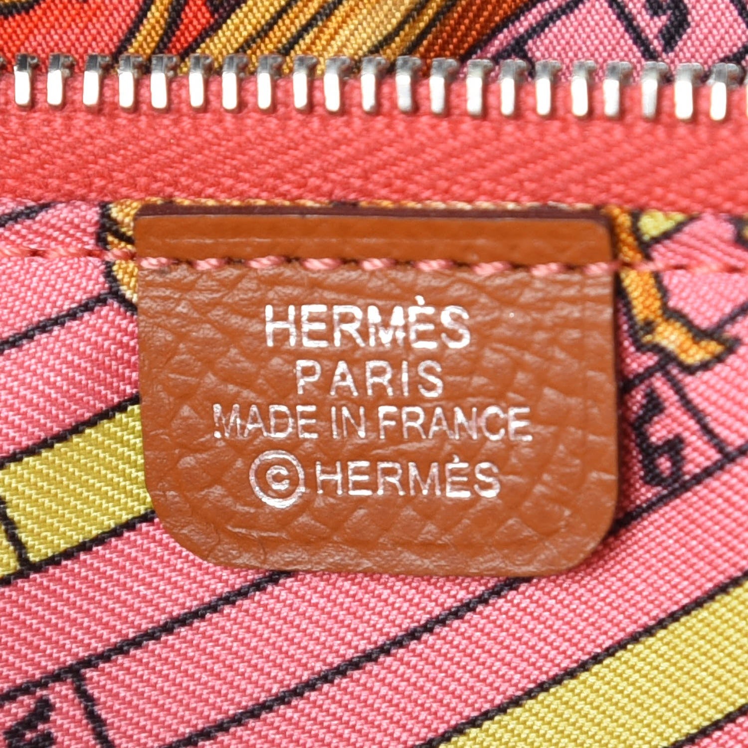 Hermes Epsom Silk'In Wallet Gold 6 of 9