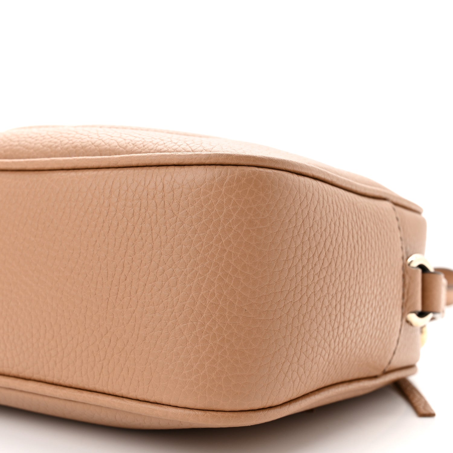 Gucci Pebbled Calfskin Small Soho Disco Bag Camelia 10 of 11