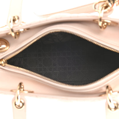 Christian Dior Lambskin Cannage Medium Lady Dior Light Pink 5 of 10