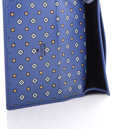 Gucci Textured Calfskin Interlocking G Card Case Caspian 5 of 7