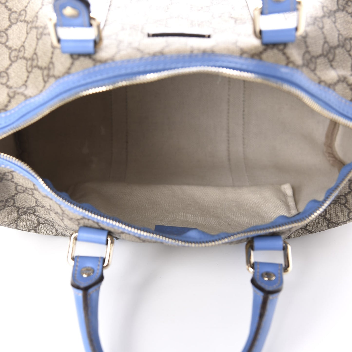 GG Plus Monogram Medium Joy Boston Light Blue