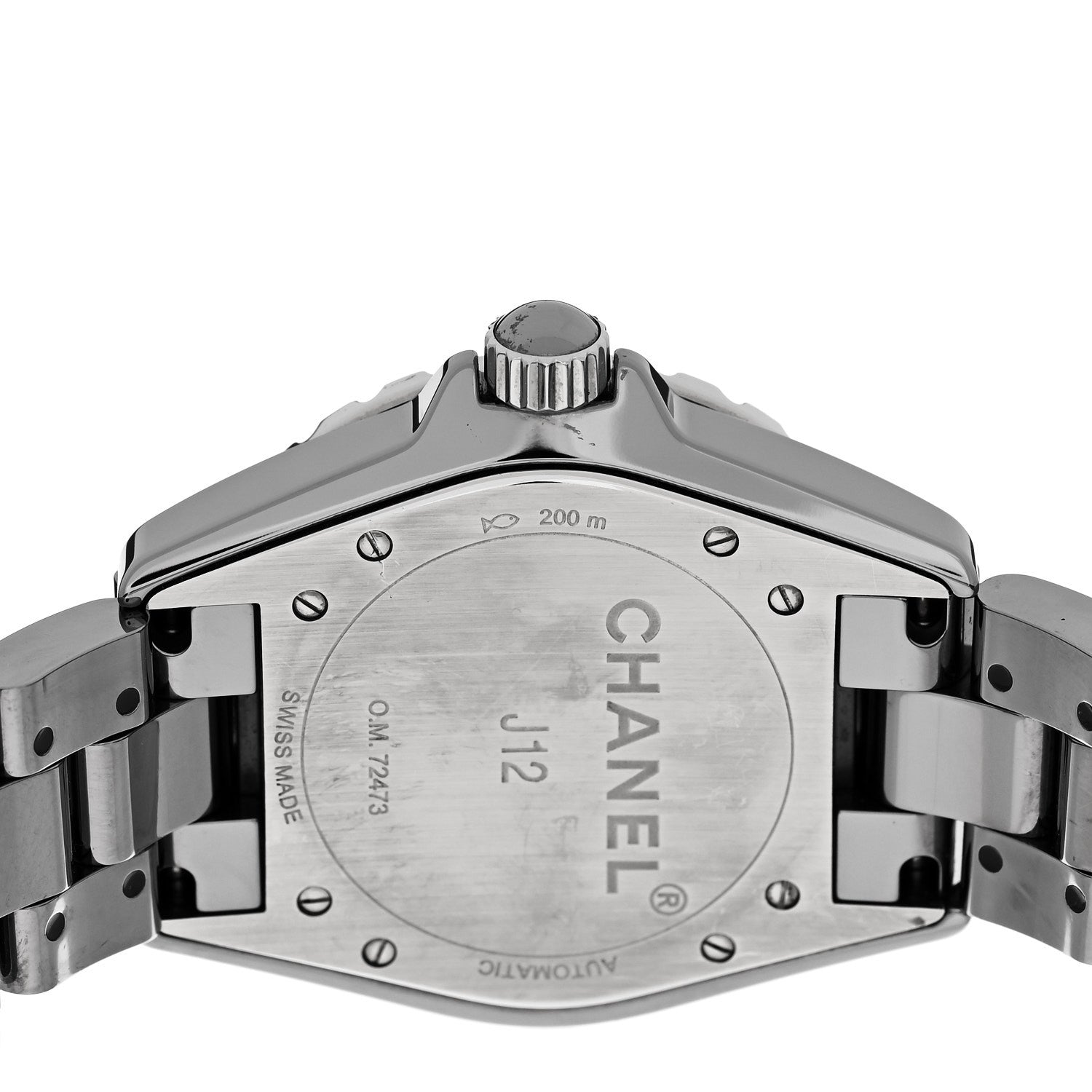 Chanel Titanium Ceramic 38mm J12 Chromatic Automatic Watch 4 of 4
