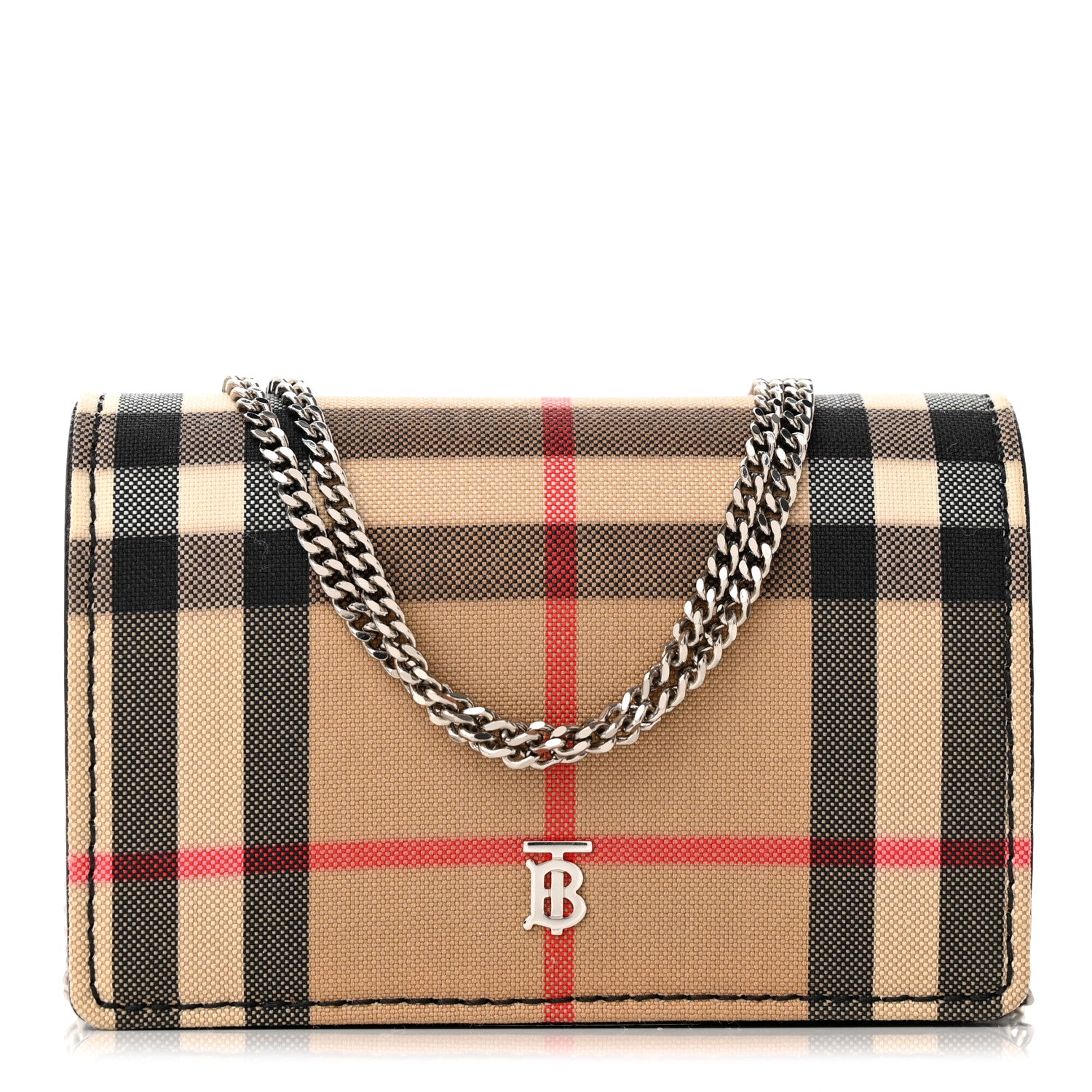 Burberry Vintage Check Jessie TB Crossbody Black 1 of 9