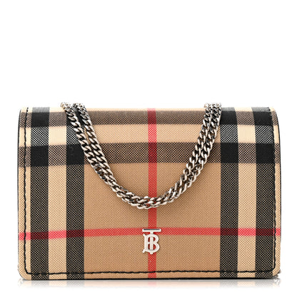 Burberry Vintage Check Jessie TB Crossbody Black 1 of 9