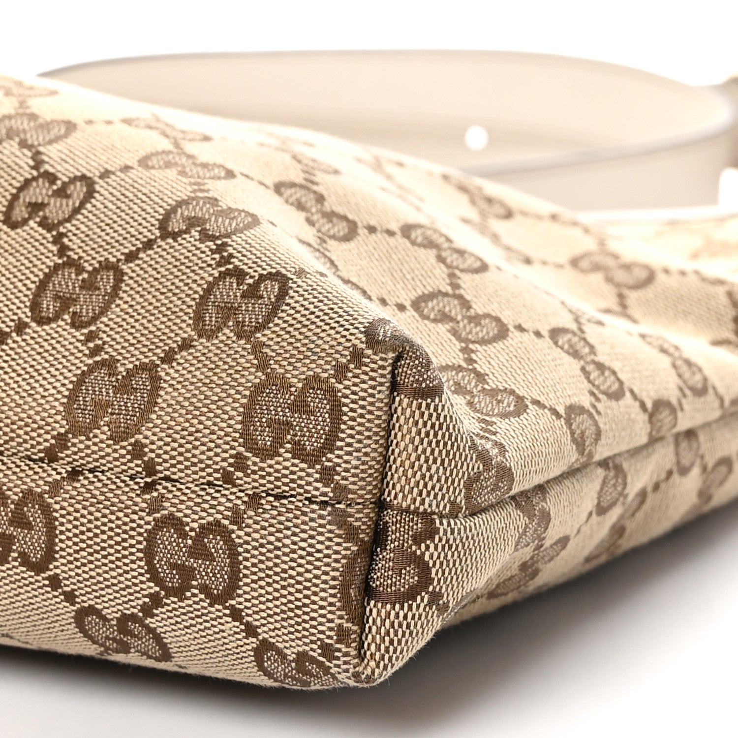 Gucci Monogram Medium Flat Messenger Bag Off White 9 of 9