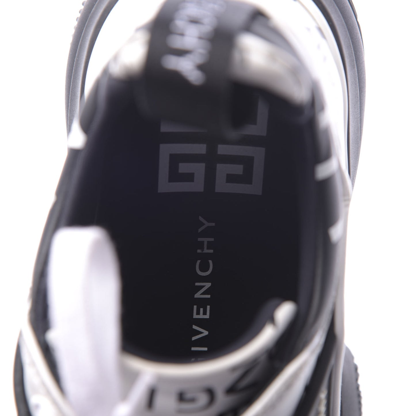 Calfskin Neoprene Basket Basse Jaw Sneakers 38.5 Black