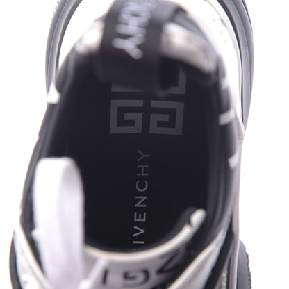 Givenchy Calfskin Neoprene Basket Basse Jaw Sneakers 38.5 Black 7 of 10
