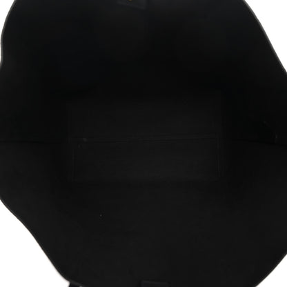 Alexander McQueen Grained Calfskin Skull Open Shopper Tote Black 6 of 9