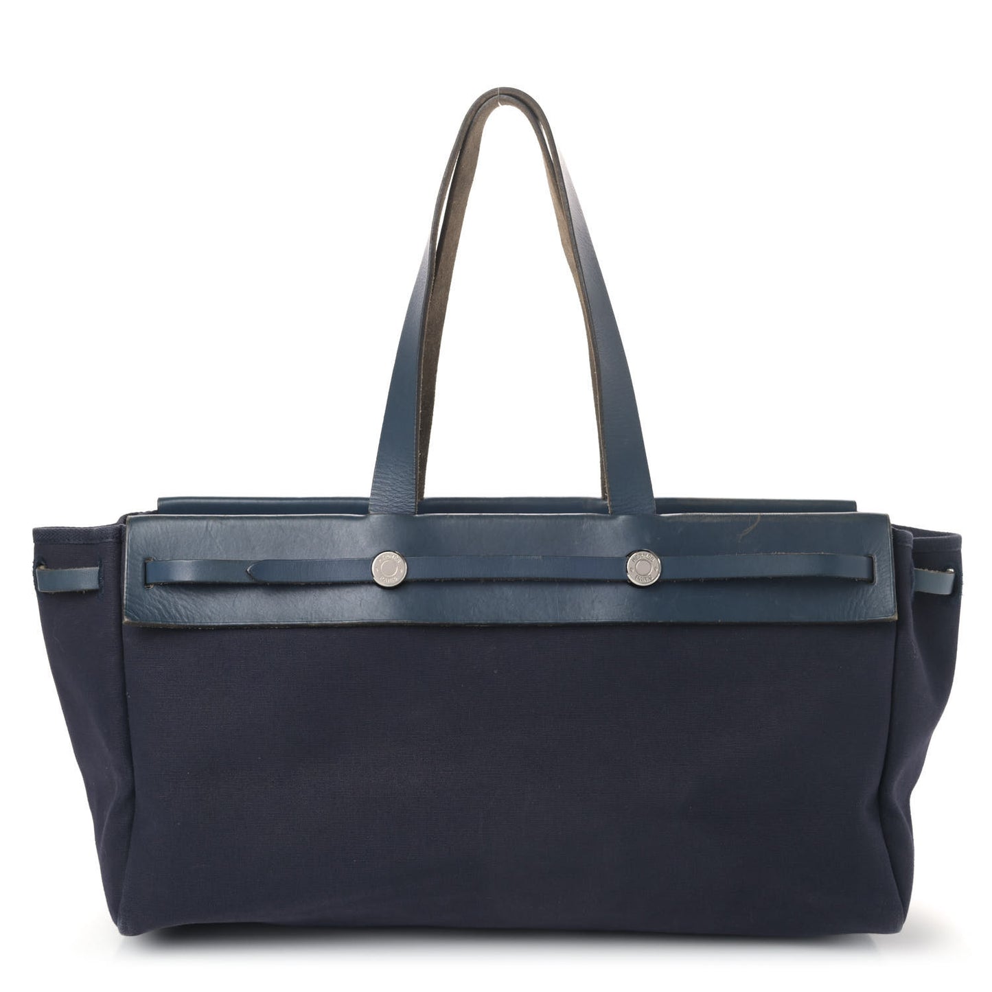 Toile Vache Hunter Herbag Cabas MM Bleu Marine