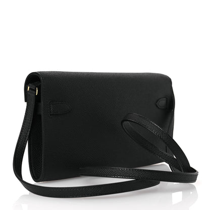Hermes Epsom Kelly Wallet To Go Black 3 of 13