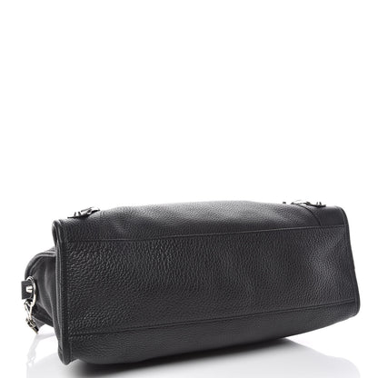 Balenciaga Vibrato Calfskin Classic Silver Hardware City Black 5 of 10