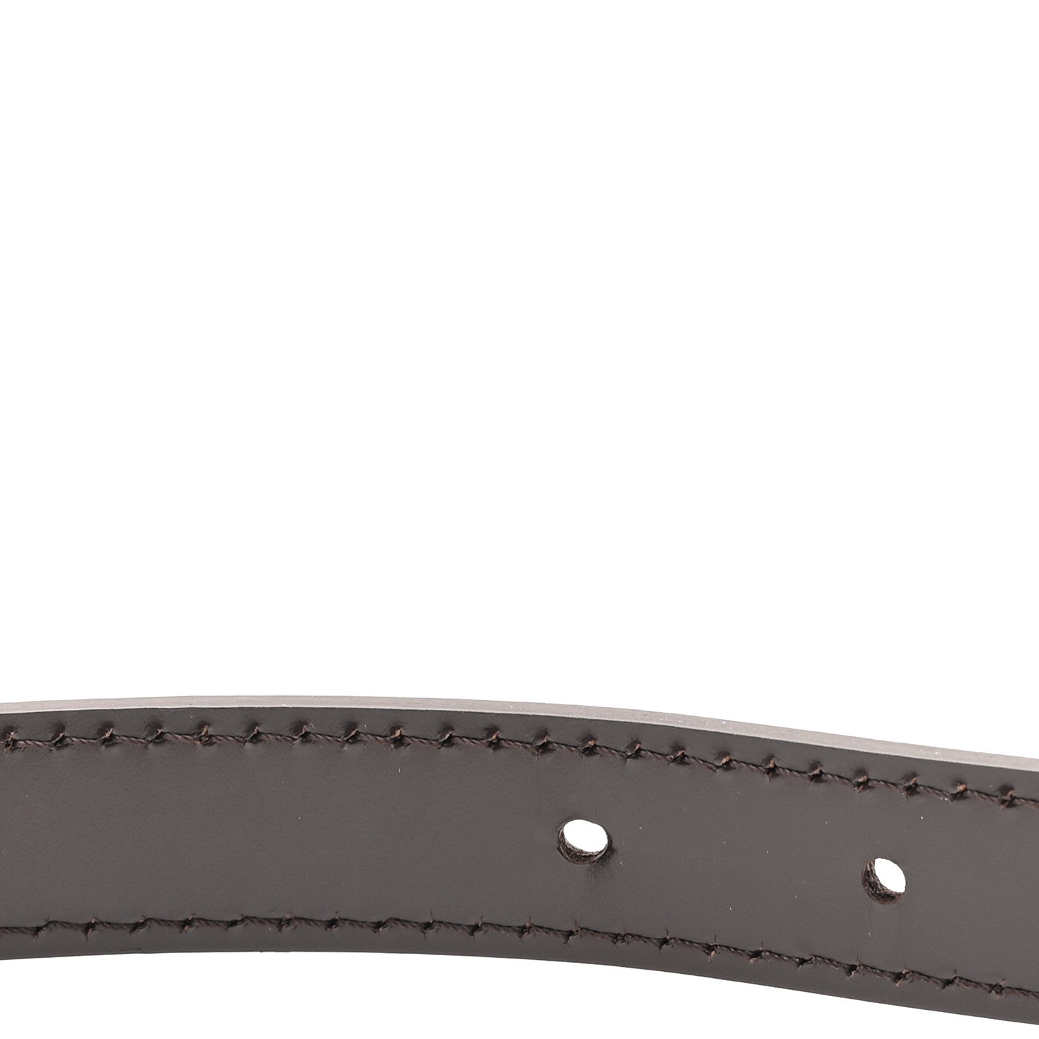 Louis Vuitton Calfskin 16mm Adjustable Shoulder Strap Brown 4 of 4