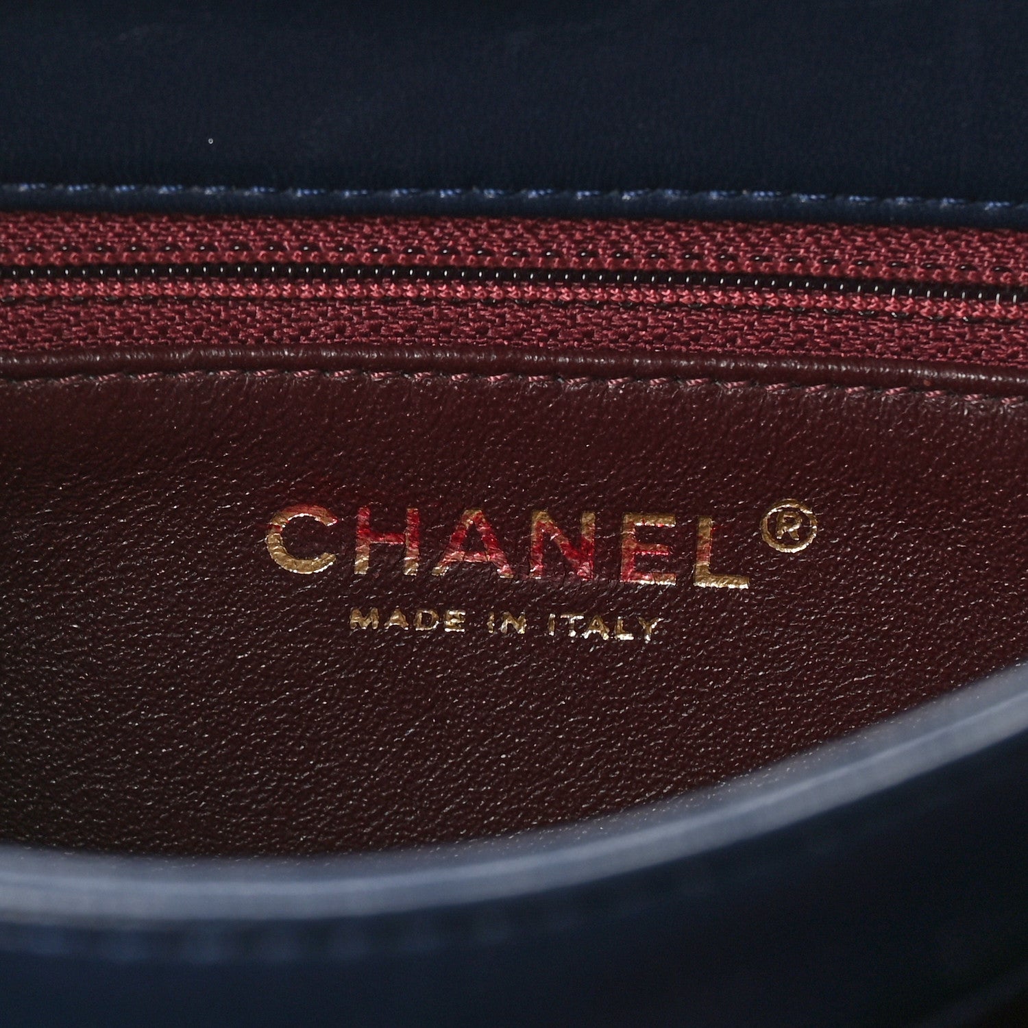 Chanel Lambskin Quilted Medium Trendy CC Flap Navy Blue 7 of 10