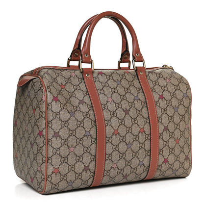 Gucci GG Supreme Stars Medium Joy Boston Pink 2 of 14