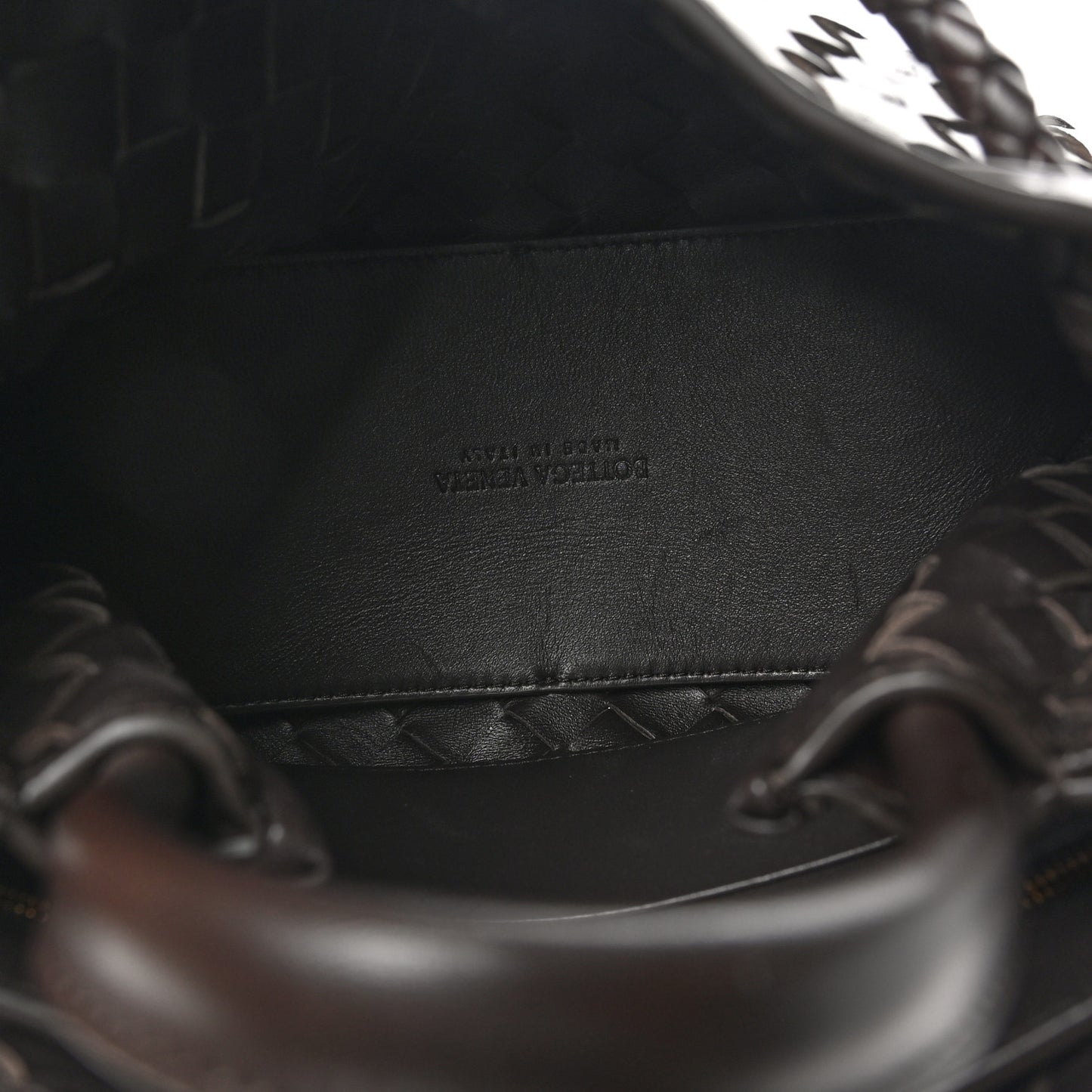 Nappa Intrecciato Small Andiamo Shoulder Bag Fondant