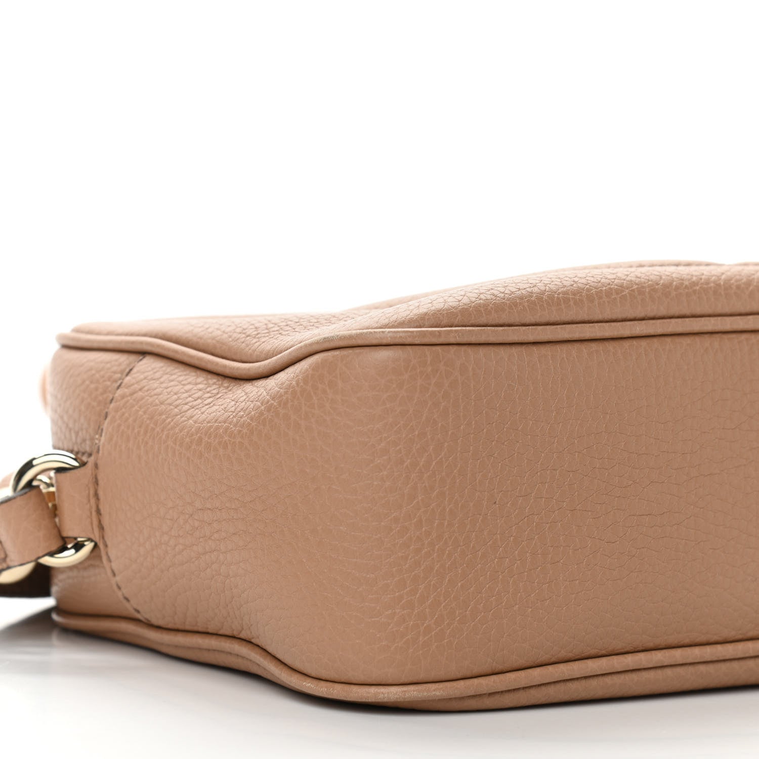 Gucci Pebbled Calfskin Small Soho Disco Bag Camelia 8 of 10