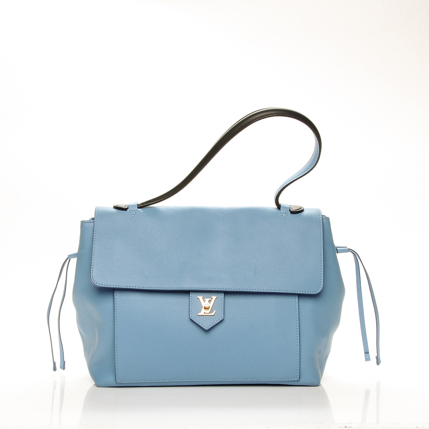Louis Vuitton Calfskin Lockme PM Bleuet 5 of 9