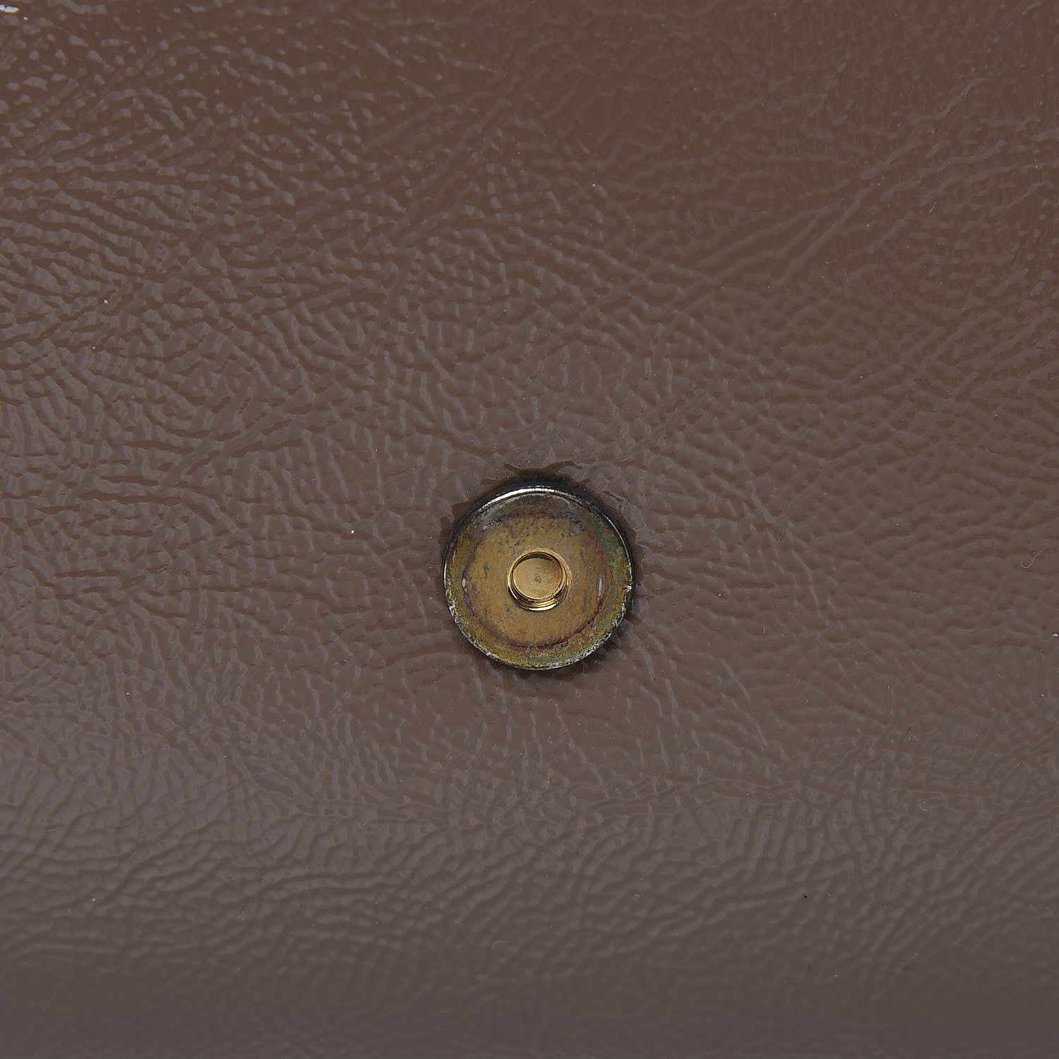 Saint Laurent Textured Patent Calfskin Large Belle De Jour Clutch Tobacco 8 of 8
