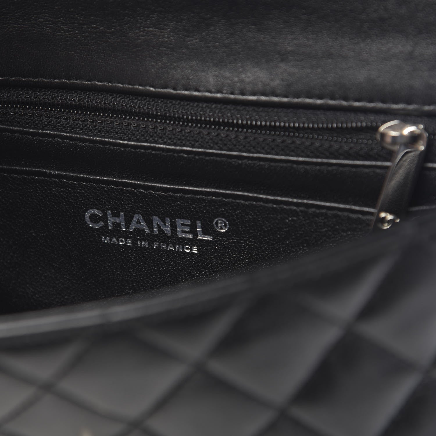Chanel Lambskin Quilted Mini Rectangular Flap Black 6 of 11