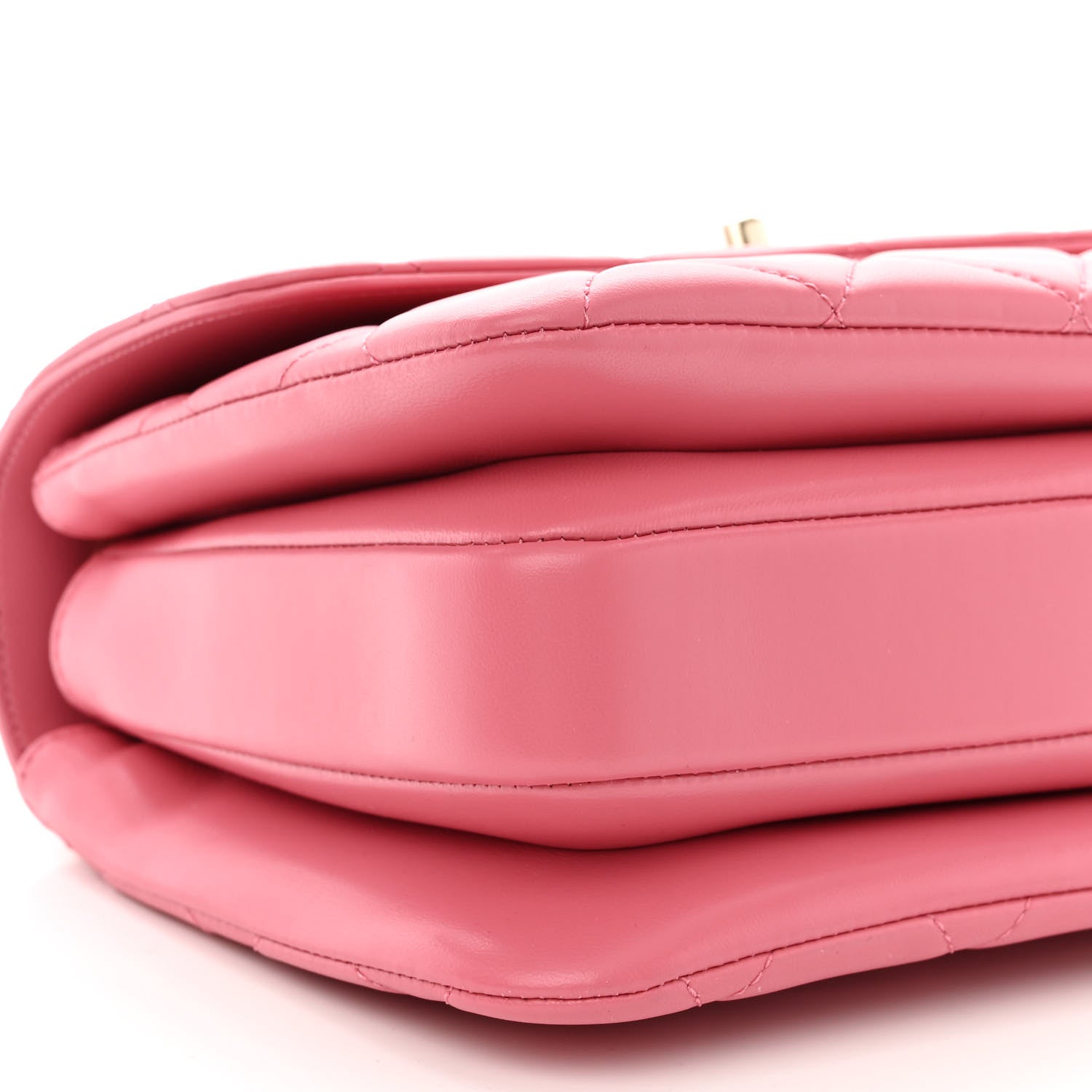 Chanel Lambskin Quilted Small Trendy CC Flap Dual Handle Bag Dark Pink 9 of 10