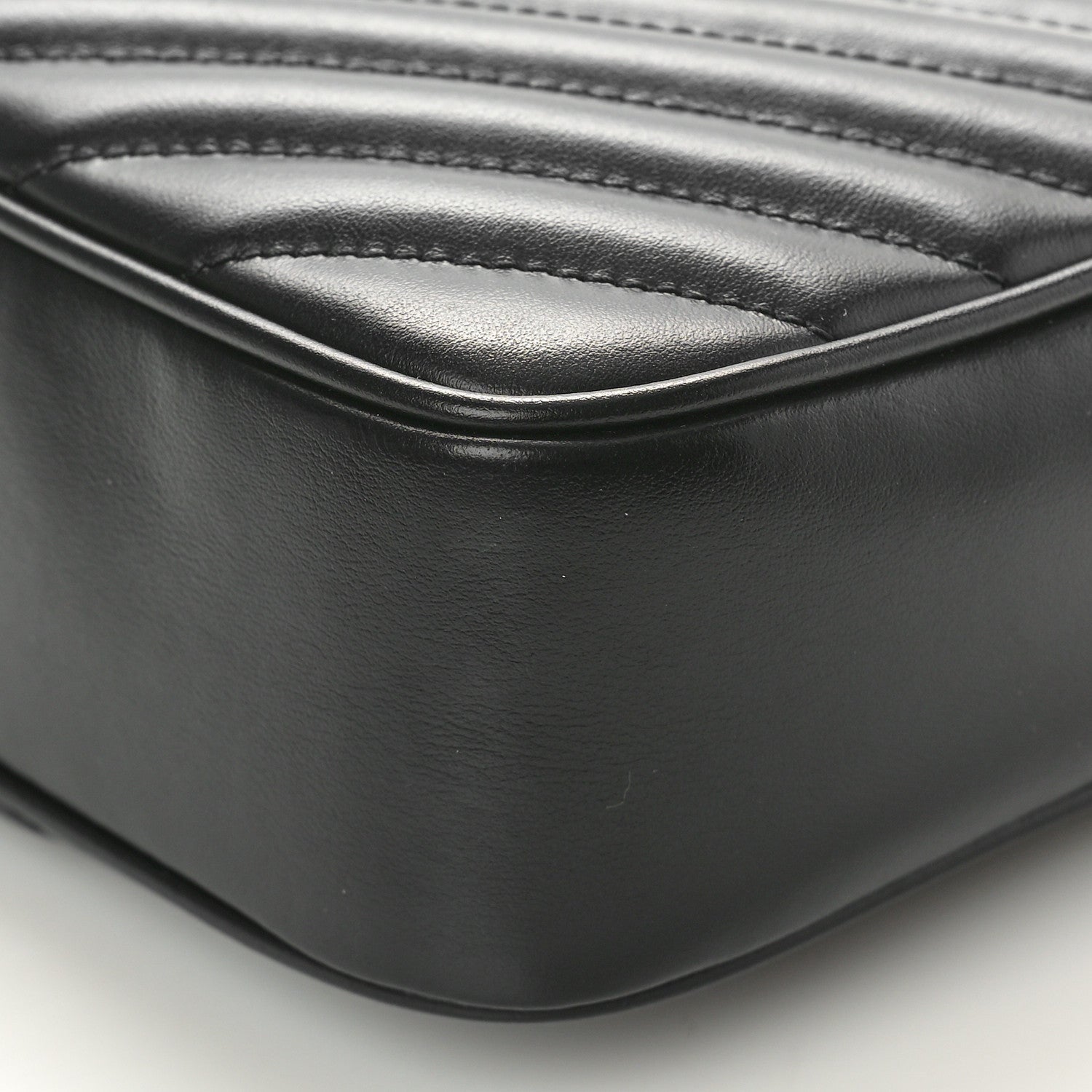 Saint Laurent Calfskin Matelasse Monogram Lou Camera Bag Black 10 of 10