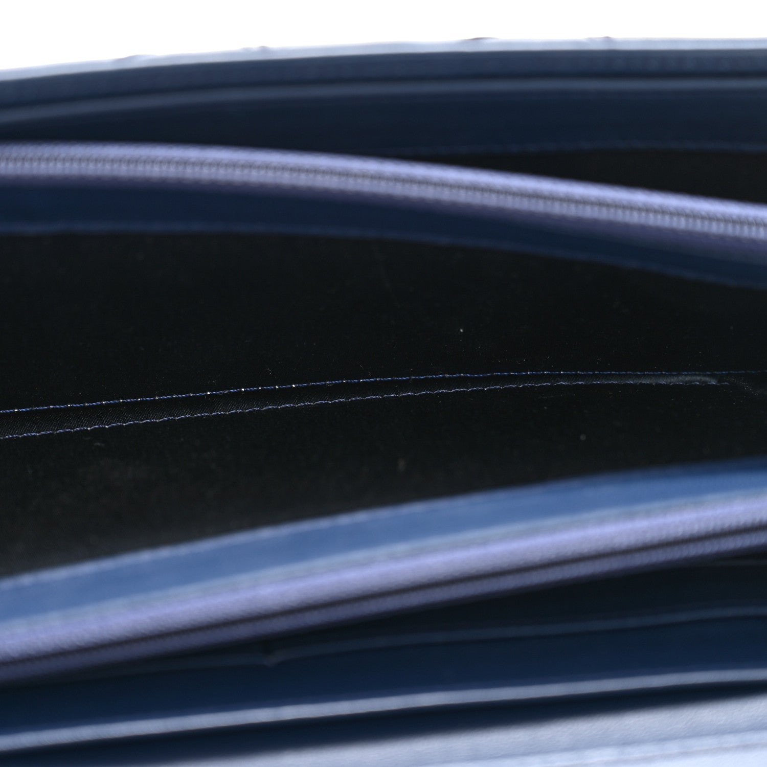 Chanel Lambskin Ultimate Stitch Clutch Flap Navy Blue 6 of 17
