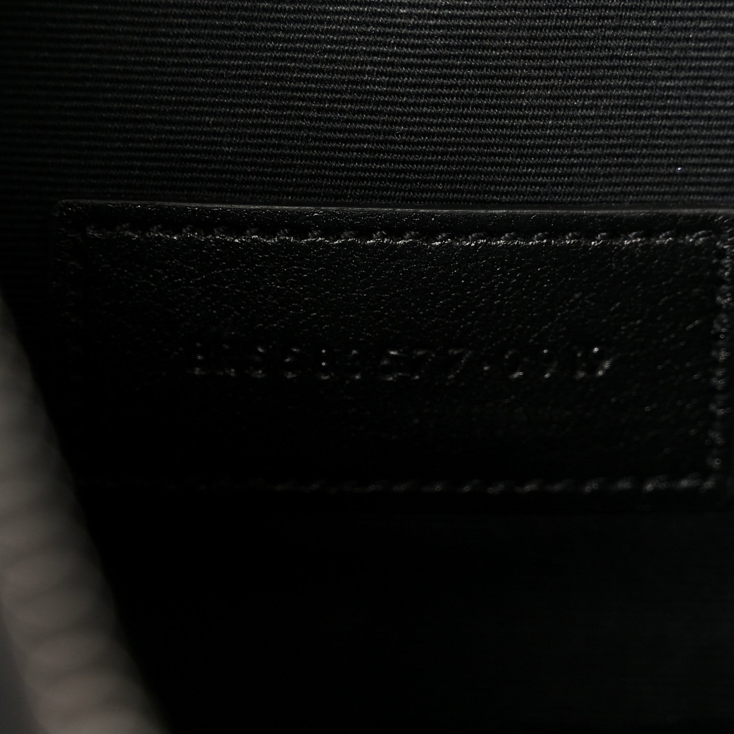 Saint Laurent Crinkled Calfskin Matelasse Monogram Niki Bill Pouch Black 7 of 8
