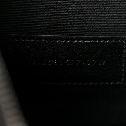 Saint Laurent Crinkled Calfskin Matelasse Monogram Niki Bill Pouch Black 7 of 8