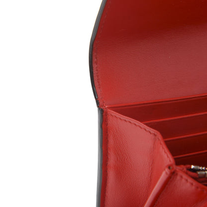 Fendi Vitello Liberty Century Lucido By The Way Continental Wallet Rosso 9 of 14