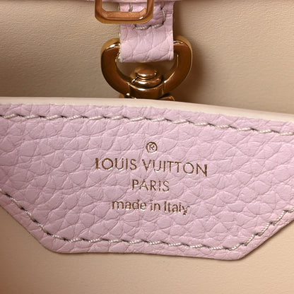 Louis Vuitton Taurillon MiniMe Capucines BB Guimauve Powder White 6 of 10
