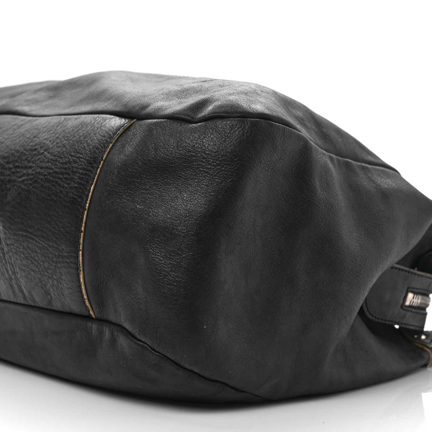 Lambskin Large Edgy Hobo Black