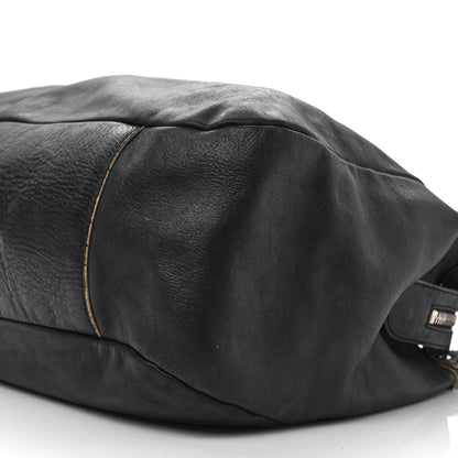 Chanel Lambskin Large Edgy Hobo Black 8 of 14