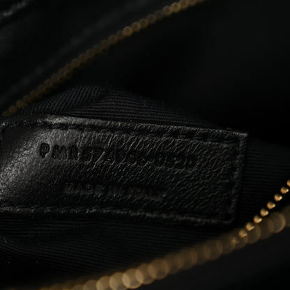 Saint Laurent Calfskin Y Quilted Monogram Medium Loulou Chain Satchel Black 7 of 11