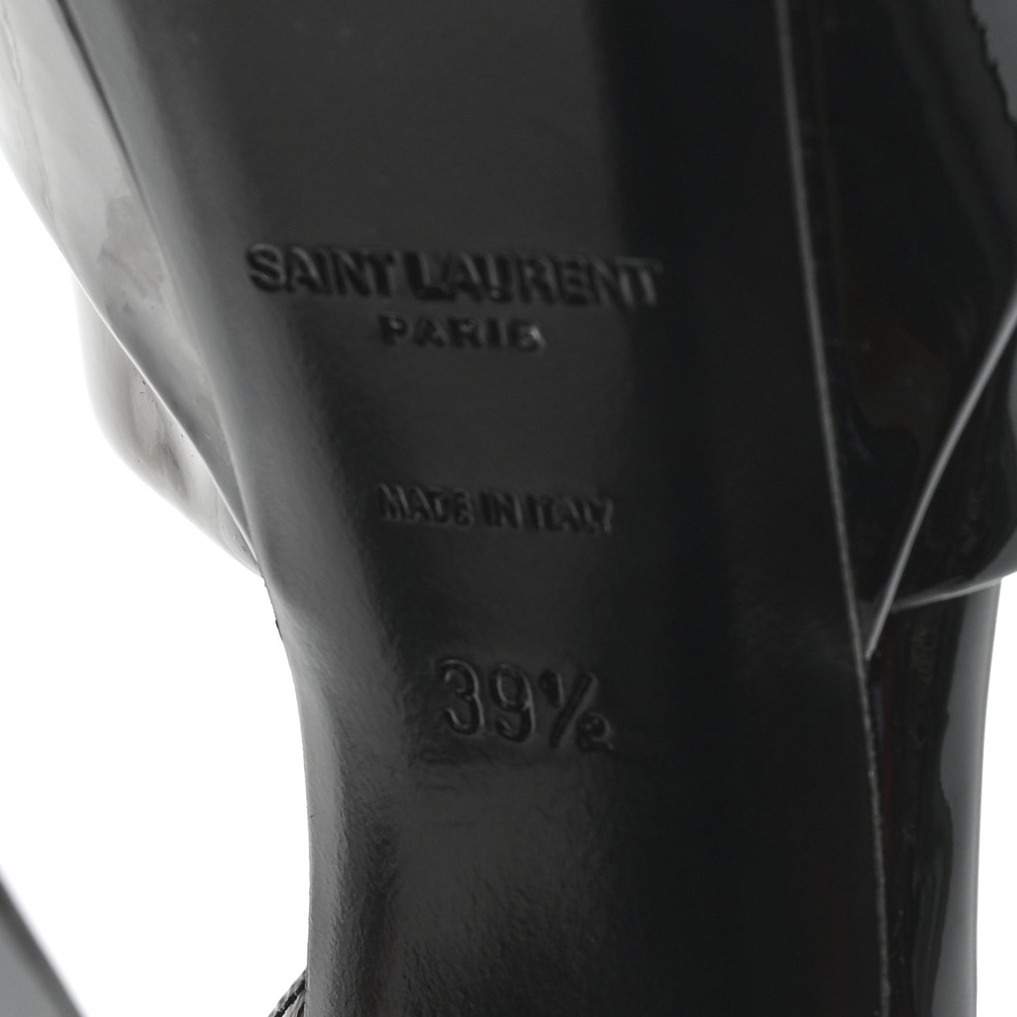 Patent Sexy 95 Tanouk Platform Sandals 39.5 Black