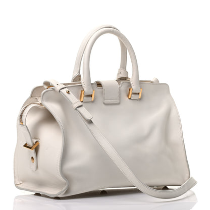 Saint Laurent Calfskin Small Classic Y Cabas White 5 of 16