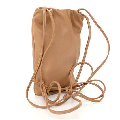 The Row Nappa Bourse Phone Pouch Crossbody Bag Beige 3 of 10