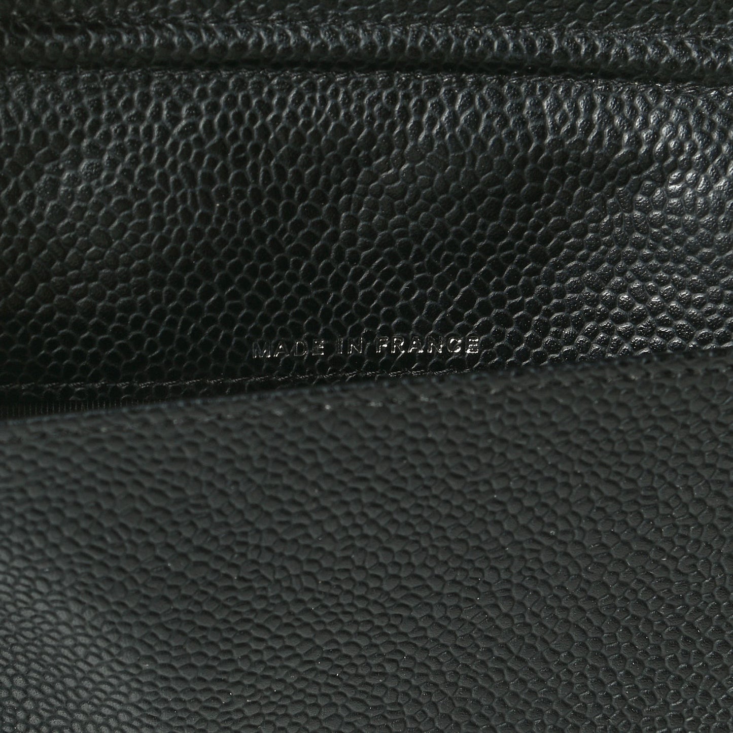 Caviar Quilted Medium Agenda Cover Black