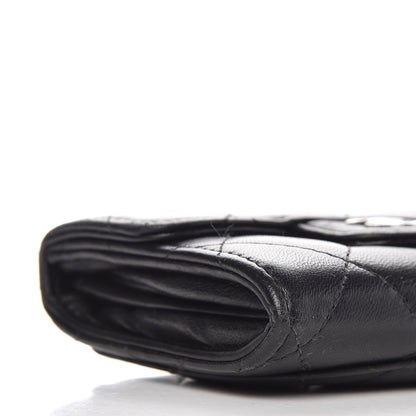 Chanel Lambskin Quilted Flap Card Holder Wallet Black 11 of 11