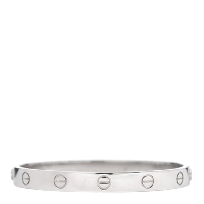 Cartier 18K White Gold LOVE Bracelet 16 1 of 5