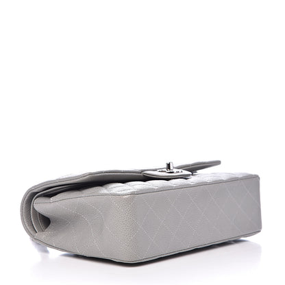 Chanel Caviar Quilted Medium Double Flap Grey 4 of 12