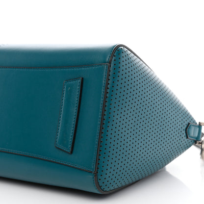 Givenchy Lambskin Perforated Small Antigona Blue 10 of 10