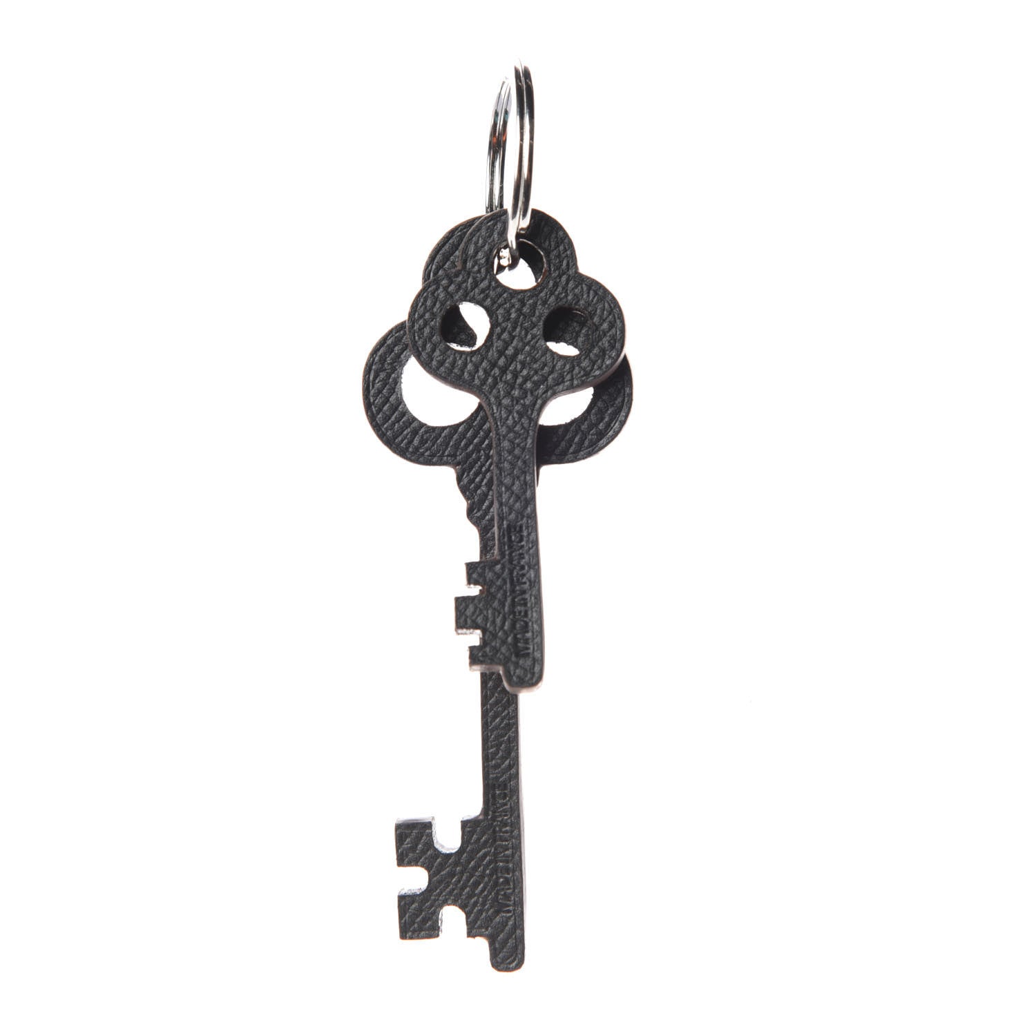 Hermes Epsom Petit H Key Ring Malachite Orange Black 2 of 6