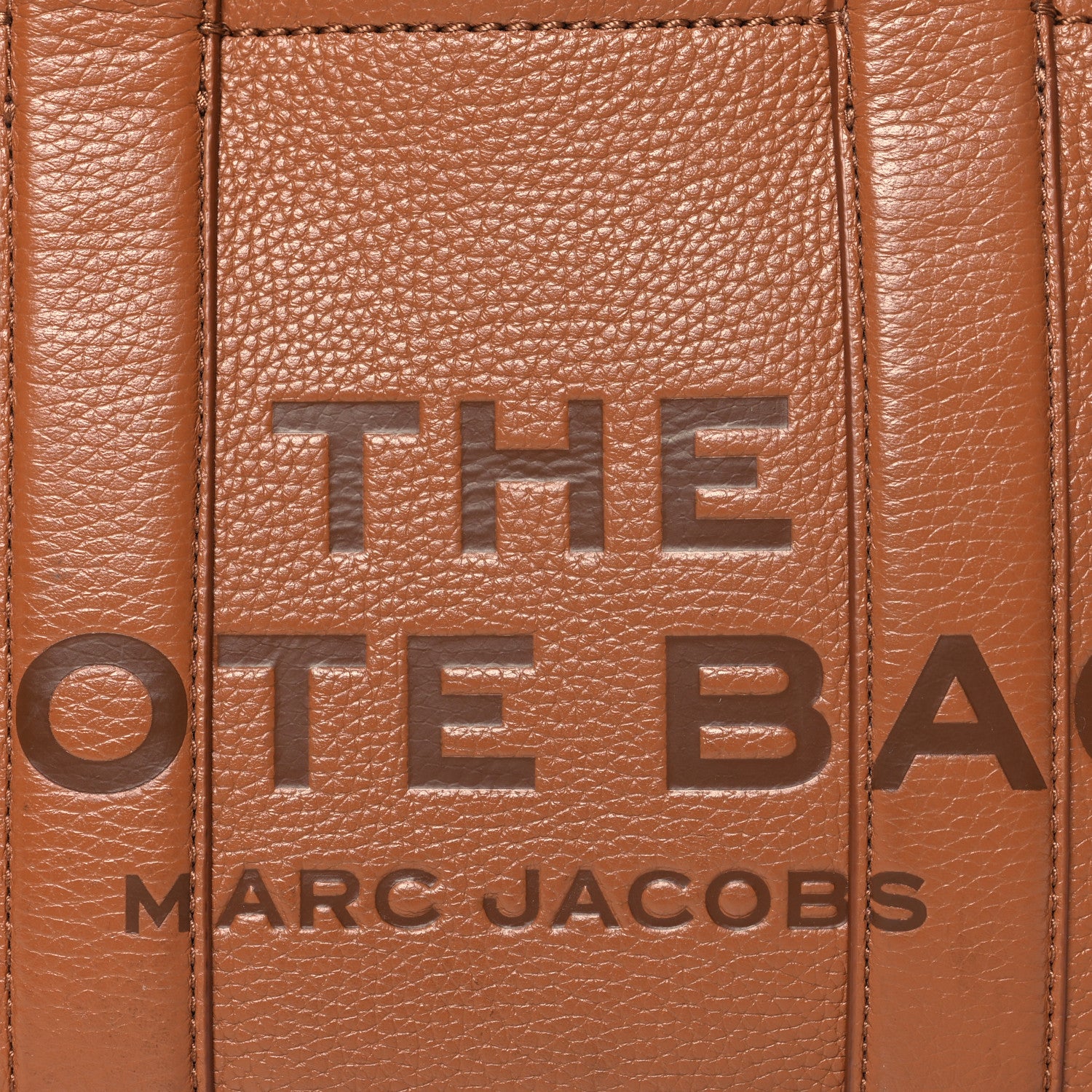 Marc Jacobs Grained Calfskin Small The Tote Bag Argan Oil 7 of 13
