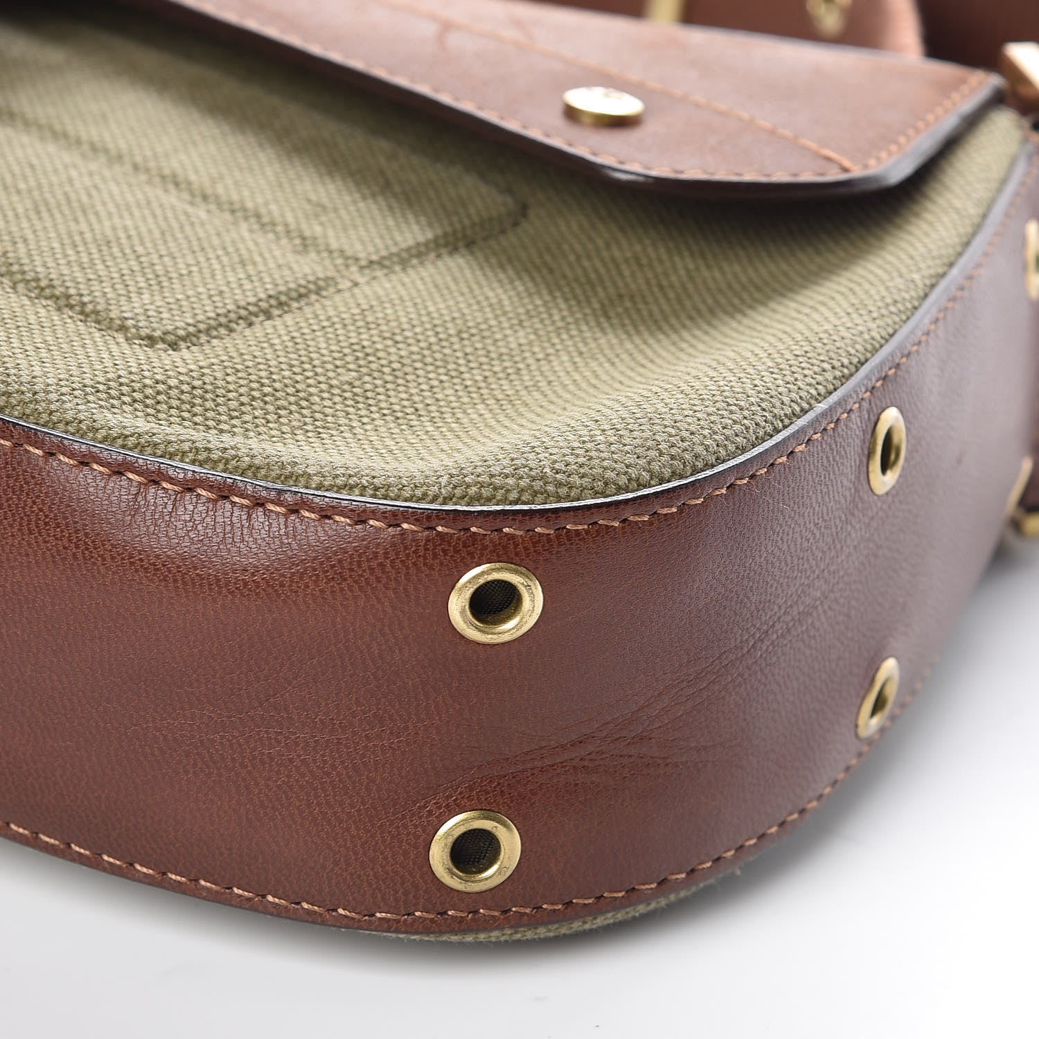 Christian Dior Canvas Calfskin Street Chic Columbus Ave Green 14 of 15