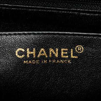 Chanel Caviar Quilted Jumbo Kelly Flap Black 7 of 11