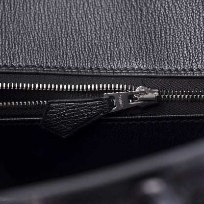 Hermes Shiny Niloticus Crocodile Birkin 25 Black 19 of 37
