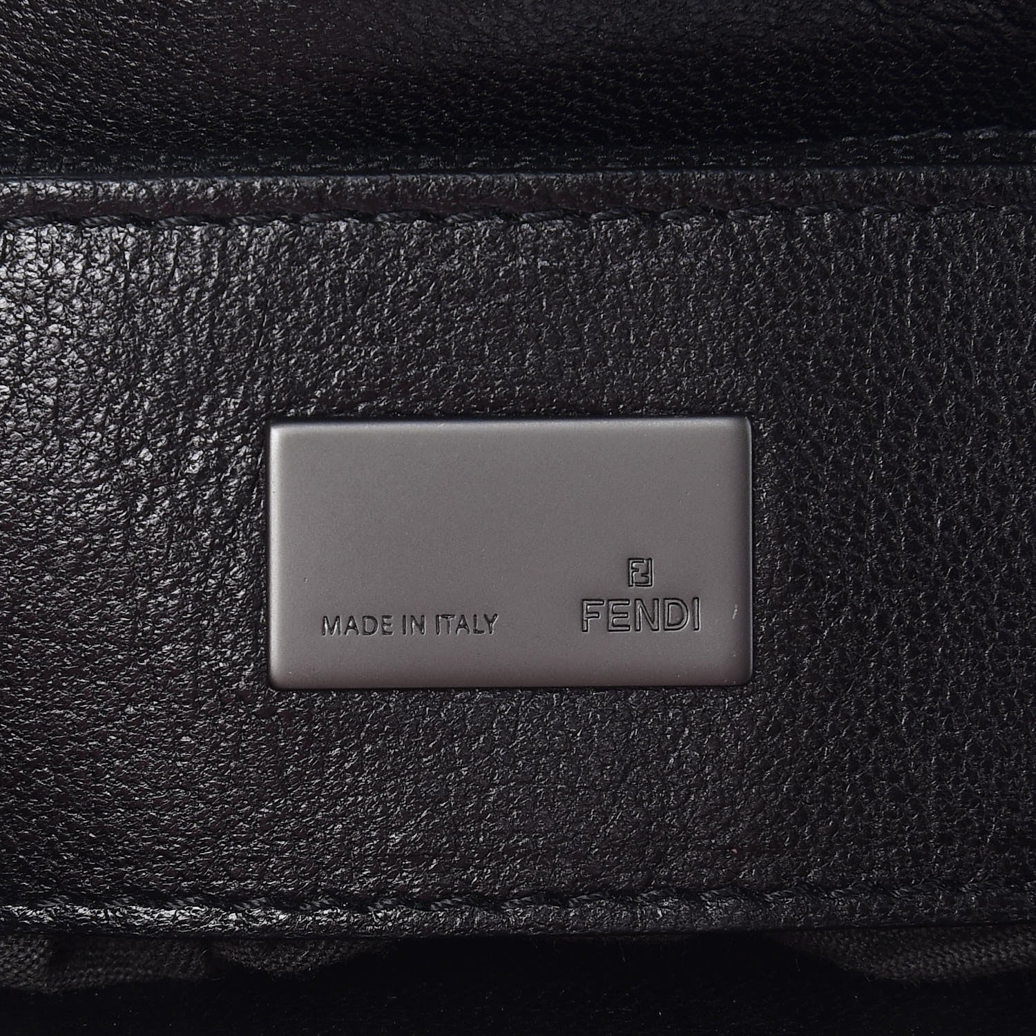 Fendi Calf Hair To You Convertible Clutch Grey 6 of 7