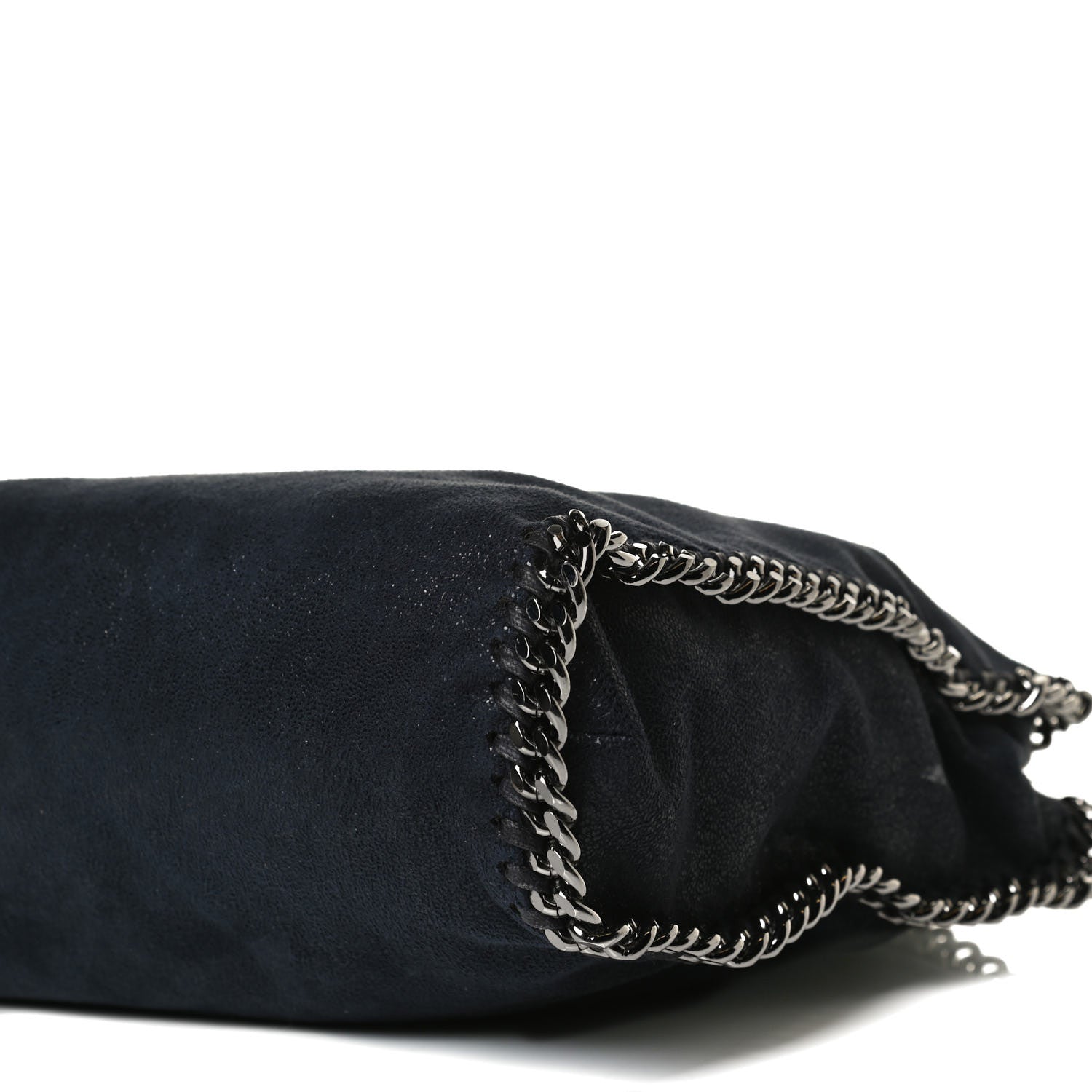 Stella McCartney Metallic Shaggy Deer Small Falabella Tote Navy 5 of 13