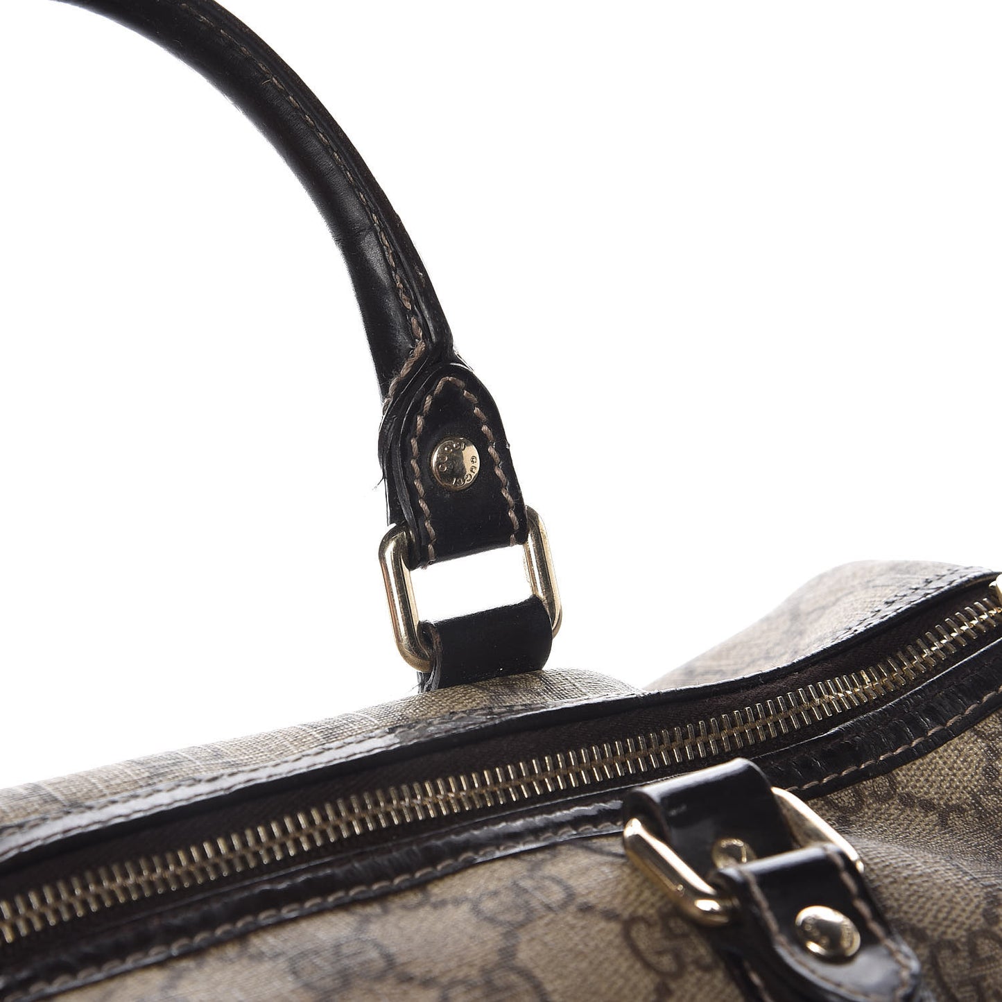 GG Plus Monogram Medium Joy Boston Dark Brown